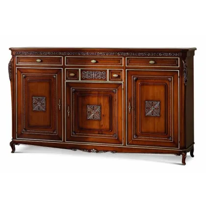 Zdjęcie Piękna antyczna włoska 3-drzwiowa komoda