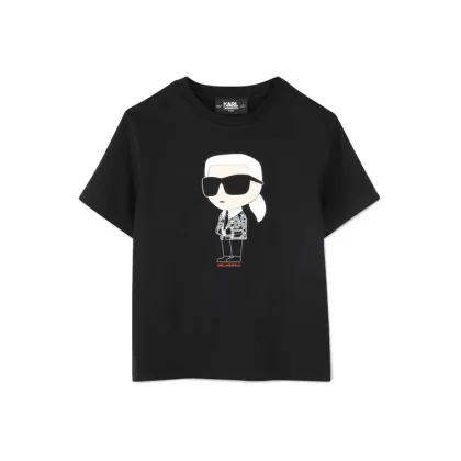 Zdjęcie Karl Lagerfeld Kids T-Shirt Z30438 M Czarny Regular Fit
