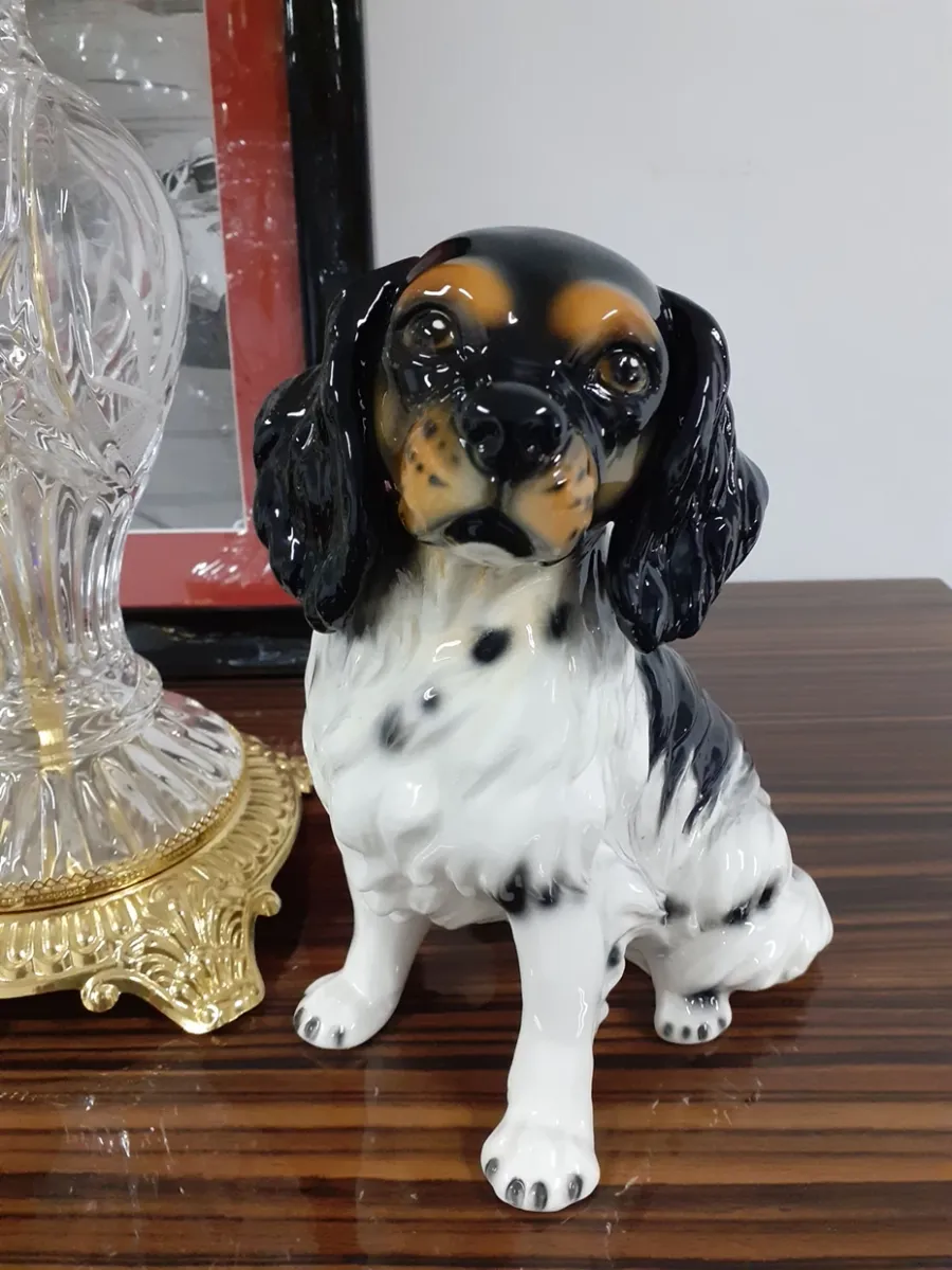 obrazek 1 Czarno- biały Cavalier King Charles figura - Il Gattopardo