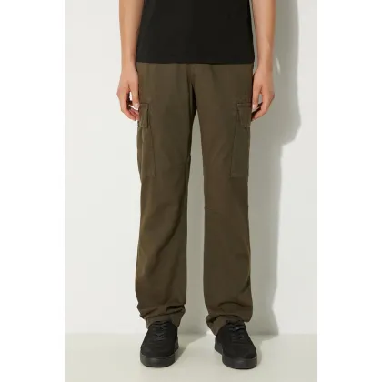 Zdjęcie Alpha Industries spodnie bawełniane Agent Pant kolor zielony w fasonie cargo 158205