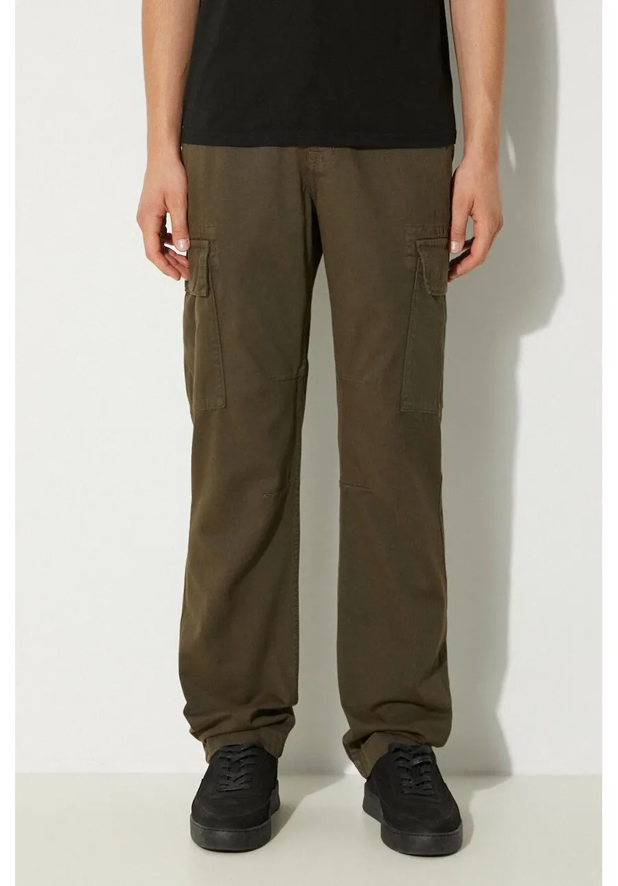 obrazek 1 Alpha Industries spodnie bawełniane Agent Pant kolor zielony w fasonie cargo 158205