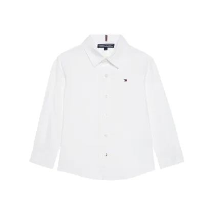 Zdjęcie Tommy Hilfiger Koszula Solid Poplin KB0KB06965 M Biały Slim Fit