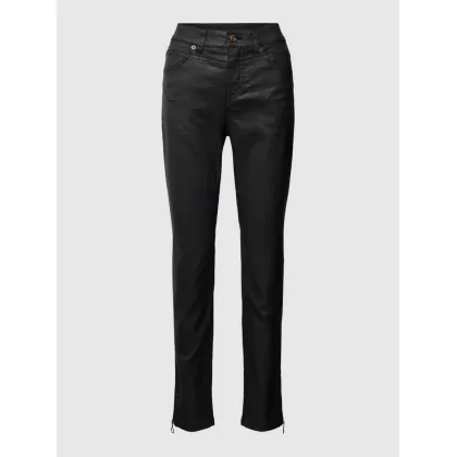Zdjęcie Spodnie skórzane o kroju slim fit z kieszeniami z tyłu model ‘RICH’