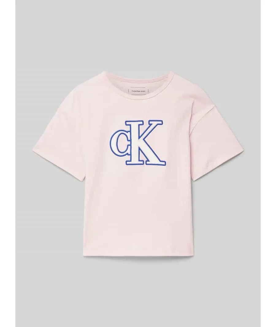 obrazek 1 Calvin Klein Jeans T-Shirt IG0IG02806 Różowy Boxy Fit