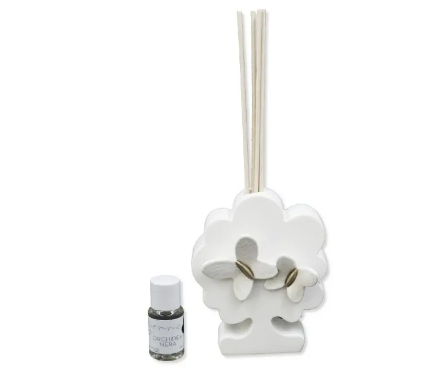 obrazek 1 Stylowy dyfuzor z motylami oraz perfumy czarna orchidea 15 ml