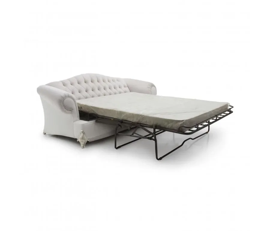 obrazek 5 Biała niezwykle elegancka sofa z funkcją spania - Sevensedie