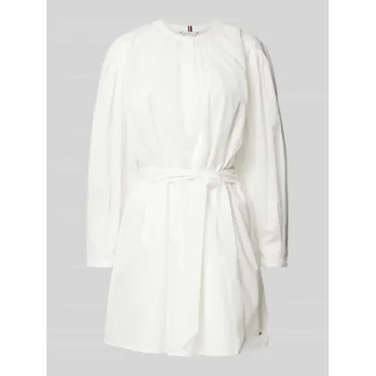 Zdjęcie Sukienka mini z wiązanym paskiem