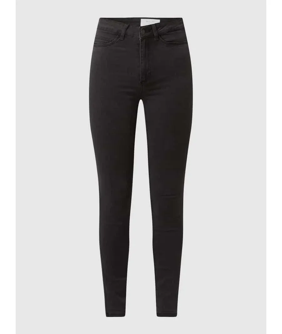 obrazek 1 Jeansy o kroju skinny fit z dodatkiem wiskozy model ‘Callie’