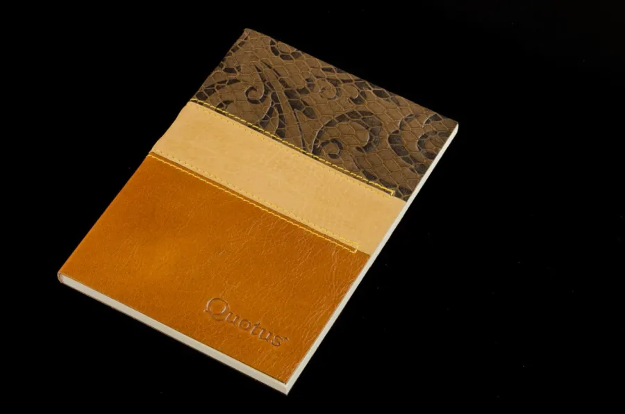 obrazek 1 Luksusowy ciekawy notes ze skóry