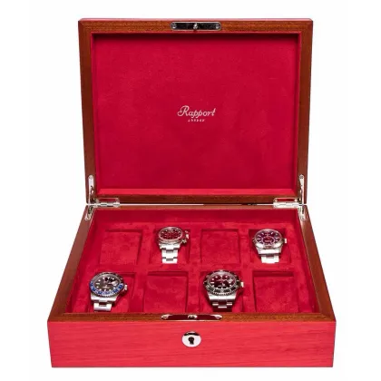 Picture Handmade watch box made of solid wood