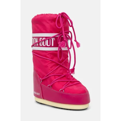Zdjęcie Moon Boot śniegowce MB ICON NYLON kolor różowy 80D1400440 J003