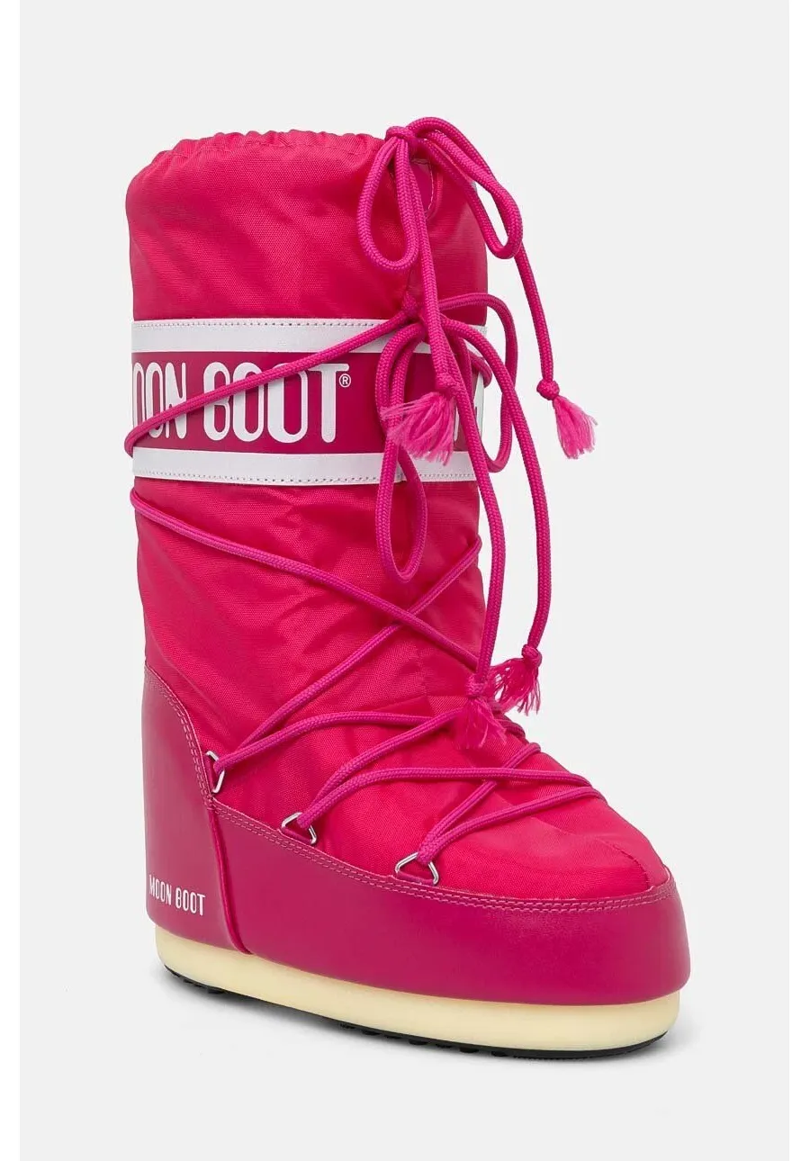 obrazek 1 Moon Boot śniegowce MB ICON NYLON kolor różowy 80D1400440 J003