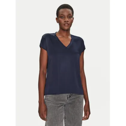 Zdjęcie ViCOLO Bluzka TD0009 Granatowy Relaxed Fit