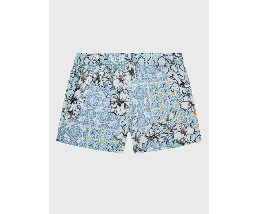 obrazek 1 Guess Szorty materiałowe K3GD06 WFBN0 Niebieski Relaxed Fit