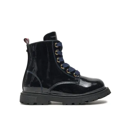 Zdjęcie Tommy Hilfiger Kozaki Lace-Up Bootie T1A5-33564-1237 M Granatowy