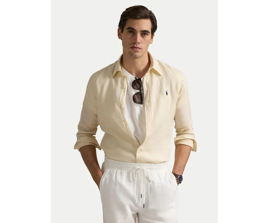 obrazek 1 Polo Ralph Lauren Koszula 710968915005 Beżowy Slim Fit