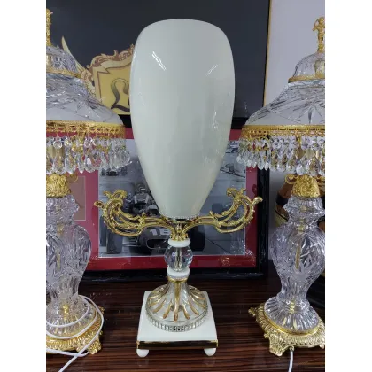 Zdjęcie Włoski stylowy dekoracyjny wazon do salonu z kryształkami Swarovskiego - Ceramiche Stella