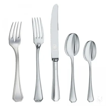 Zdjęcie 60-elementowy elegancki komplet sztućców w skrzynce - Zaramella Argenti