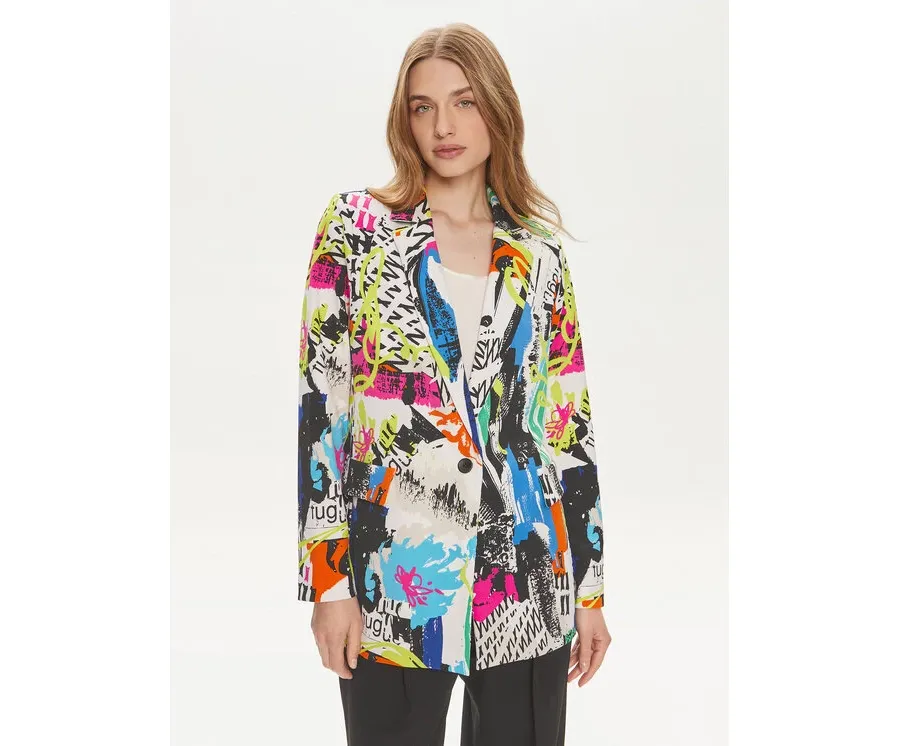 obrazek 1 Joseph Ribkoff Marynarka 241302 Kolorowy Relaxed Fit