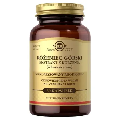 Zdjęcie Solgar Rhodiola Różeniec górski kapsułki