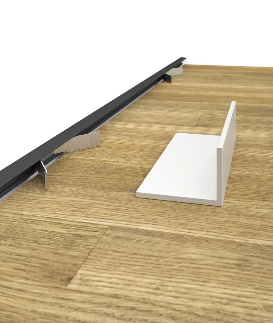 obrazek 1 20 x 5 x 66 mm Minileiste - zestaw klipsów montażowych (5 szt.) CLIP5-01