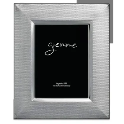 Picture Stylish silver photo frame measuring 18x24 cm