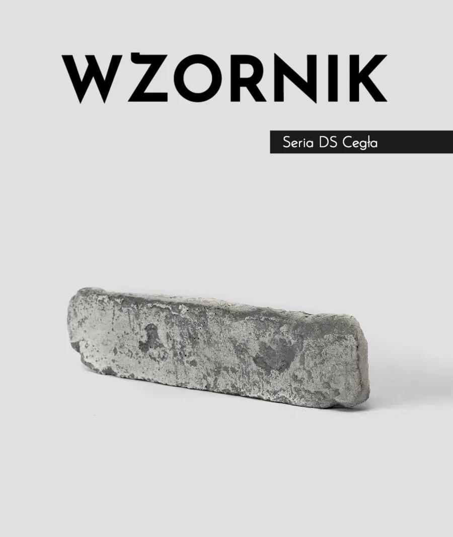 obrazek 1 Wzornik DS - (V1 szary) - betonowa cegła dekoracyjna