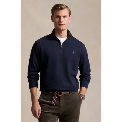 Zdjęcie Polo Ralph Lauren bluza męska kolor granatowy gładka 710812963