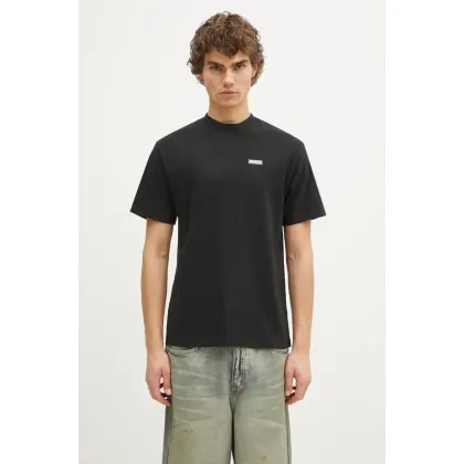 Zdjęcie Butter Goods t-shirt bawełniany Basic Tee męski kolor czarny gładki BG243110