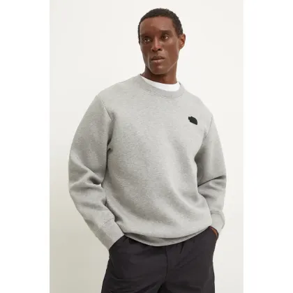 Zdjęcie The North Face bluza Crew Neck Sweatshirt męska kolor szary melanżowa NF0A8AMAEC41