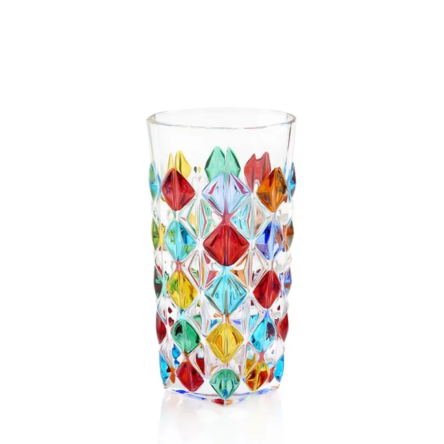 obrazek 1 Prestiżowy komplet 6 weneckich szklanek do napojów (400 ml)