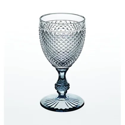 Zdjęcie Stylowy kielich ze szkła o klasycznym kształcie z szarym trzonkiem - Vista Alegre