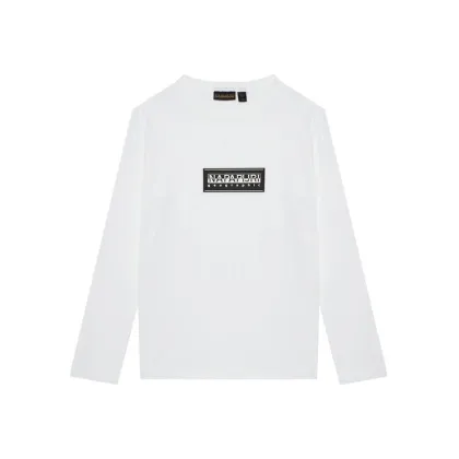 Zdjęcie Napapijri Bluzka S-Chamois NP0A4HYK D Biały Regular Fit