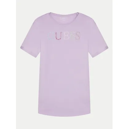 Zdjęcie Guess T-Shirt J4GI38 J1314 Fioletowy Regular Fit