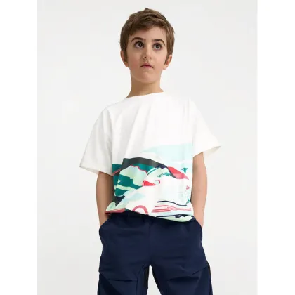 Zdjęcie Reima T-Shirt Siirtyy 5200353A Biały Regular Fit