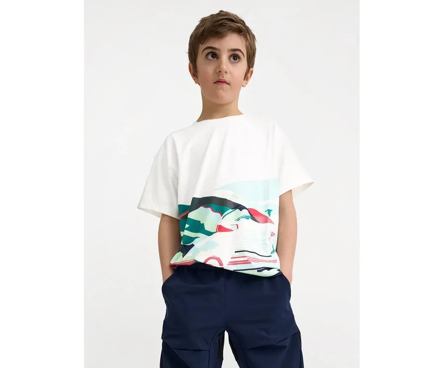 obrazek 1 Reima T-Shirt Siirtyy 5200353A Biały Regular Fit