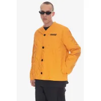 Zdjęcie PLEASURES kurtka Lasting Liner Jacket męska kolor pomarańczowy przejściowa P23SP001-ORANGE