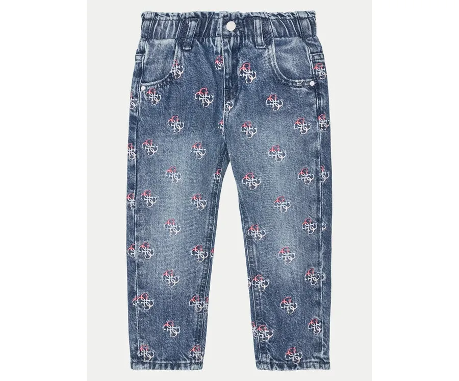 obrazek 1 Guess Jeansy K5RA04 D45E0 Niebieski Regular Fit