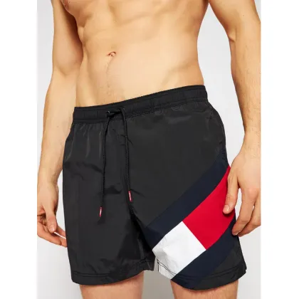 Zdjęcie Tommy Hilfiger Szorty kąpielowe UM0UM02048 Czarny Slim Fit