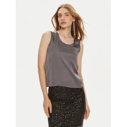 Zdjęcie ViCOLO Bluzka TB0038 Szary Regular Fit