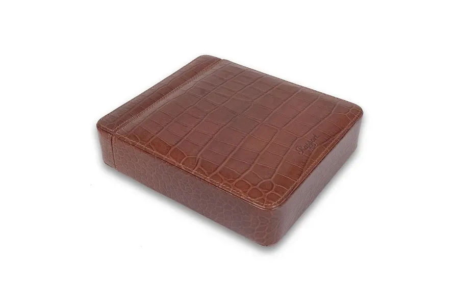obrazek 2 Brązowe Etui na dwa zegarki