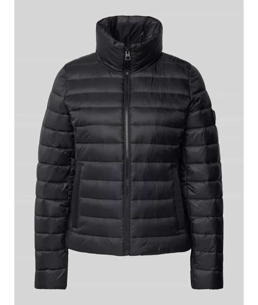 obrazek 1 Kurtka pikowana o kroju slim fit z wysoką stójką