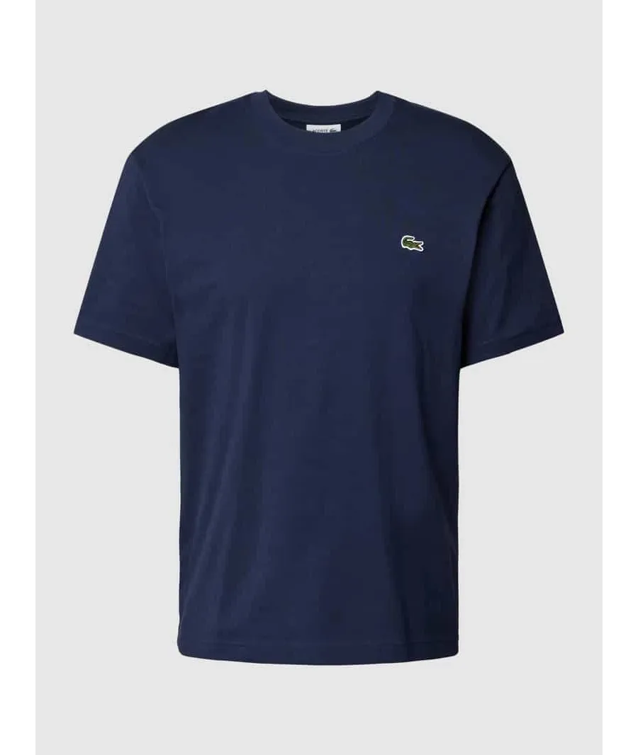 obrazek 1 T-shirt z detalem z logo model ‘BASIC ON’