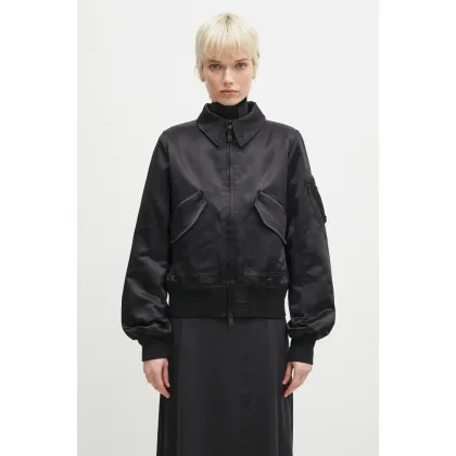 Zdjęcie Y-3 kurtka Bomber Jacket damska kolor czarny przejściowa JD1757