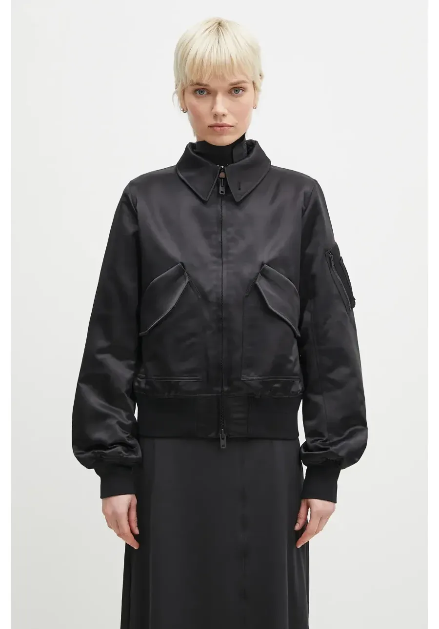 obrazek 1 Y-3 kurtka Bomber Jacket damska kolor czarny przejściowa JD1757