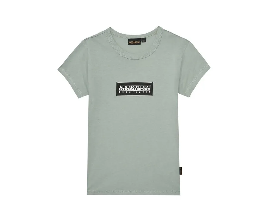 obrazek 1 Napapijri T-Shirt Chamois NP0A4ILE S Zielony Regular Fit