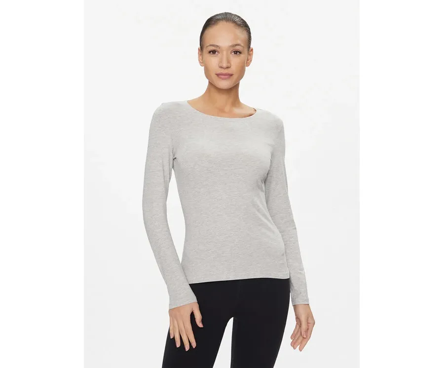 obrazek 1 4F Bluzka 4FAW23TLONF167 Szary Slim Fit