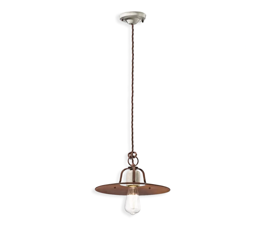 obrazek 1 Ekskluzywna włoska lampa wisząca Grunge w stylu retro