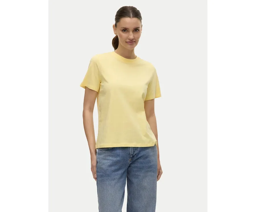 obrazek 1 Vero Moda T-Shirt Paulina 10316991 Żółty Regular Fit