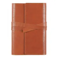 Zdjęcie Wykonany we Włoszech skórzany notatnik z kalendarzem